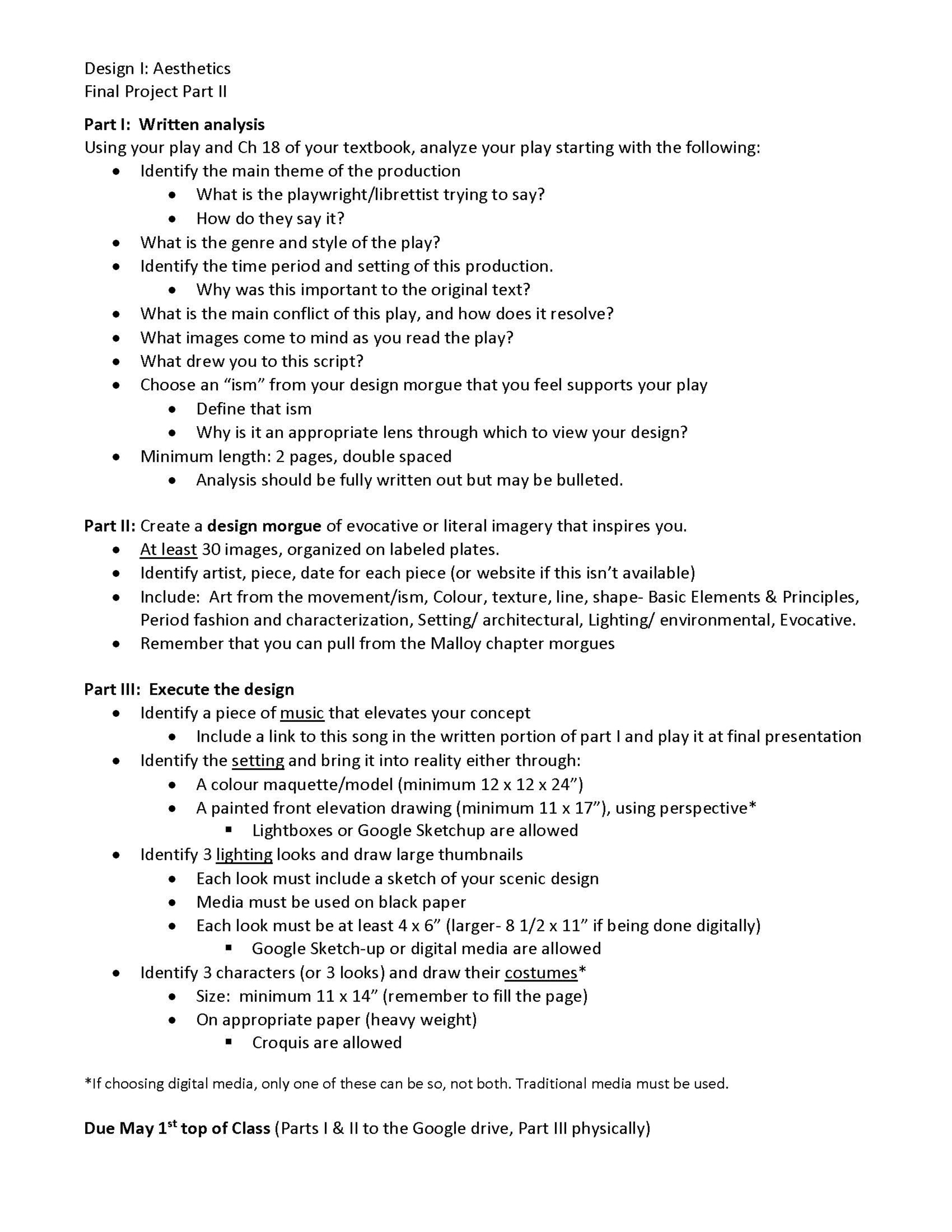 Design I Midterm rendering assignment