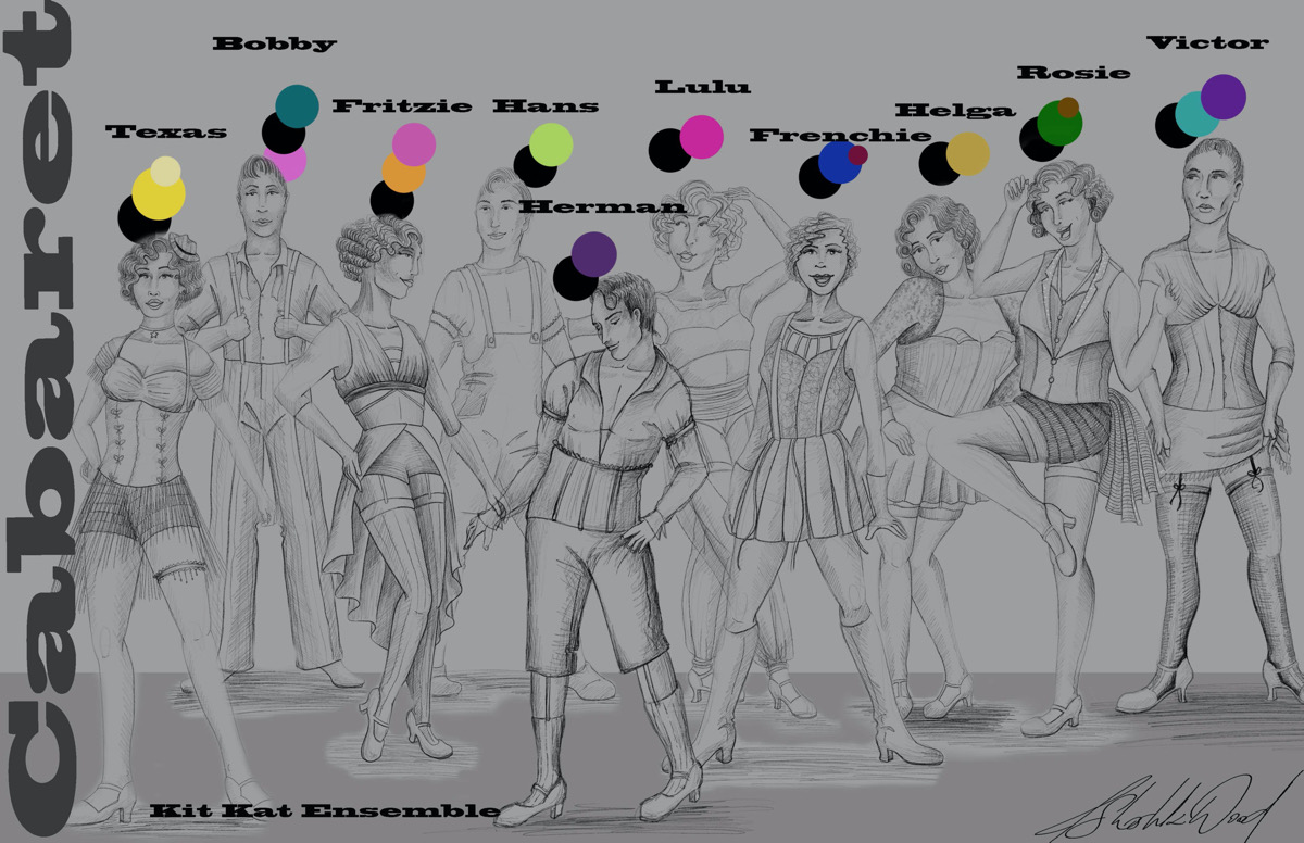 Cabaret rendering- Kit Katters