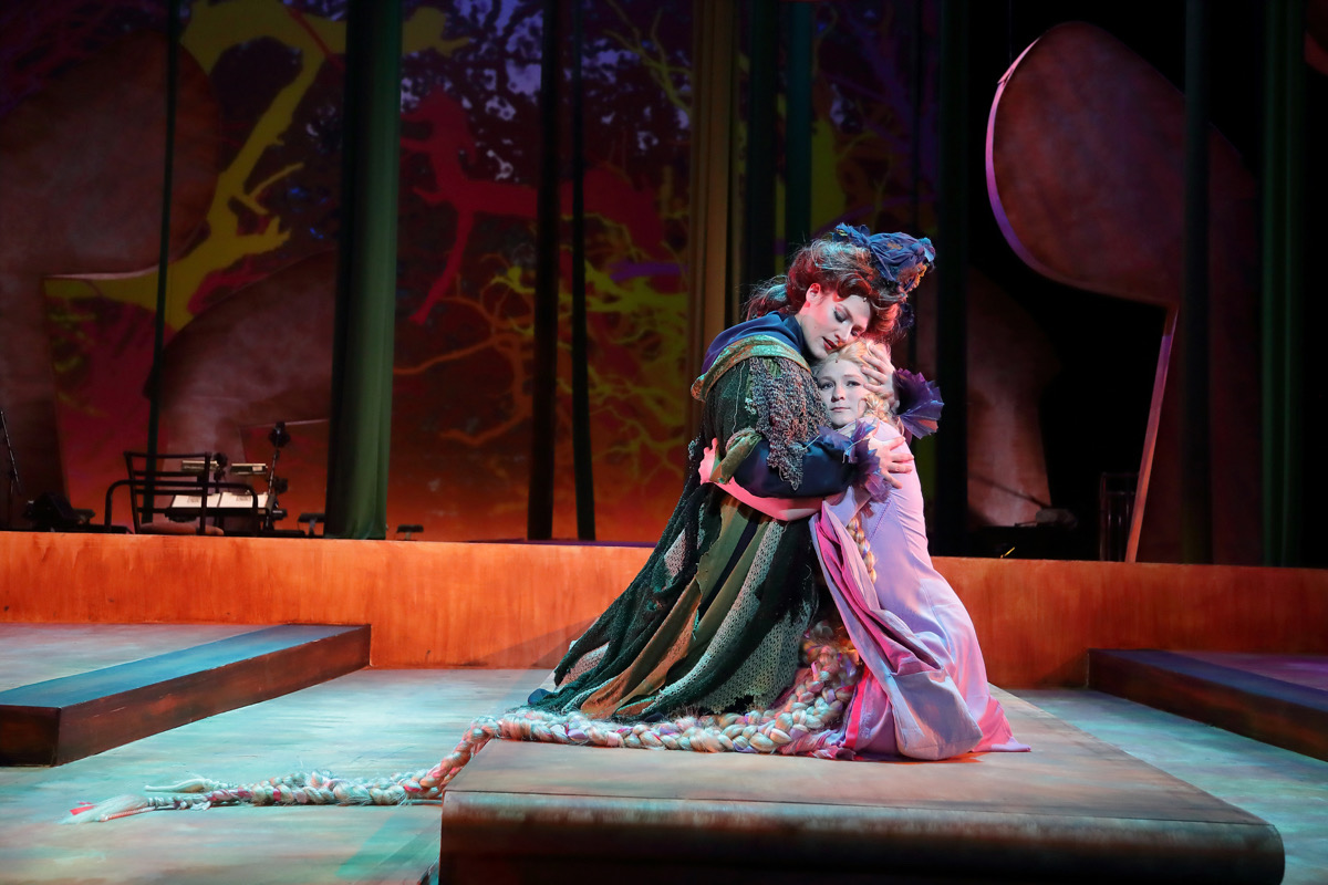 production photo- Witch & Rapunzel