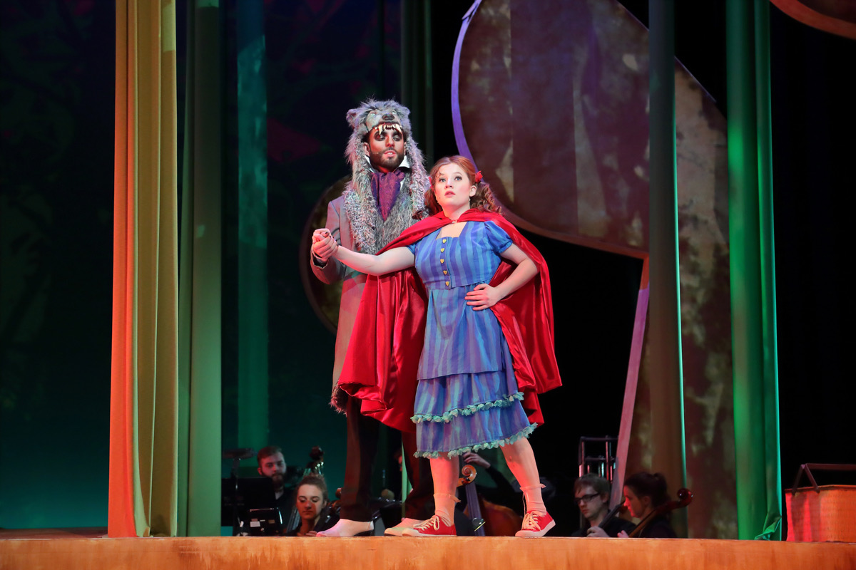 production photo- Little Red & Wolf