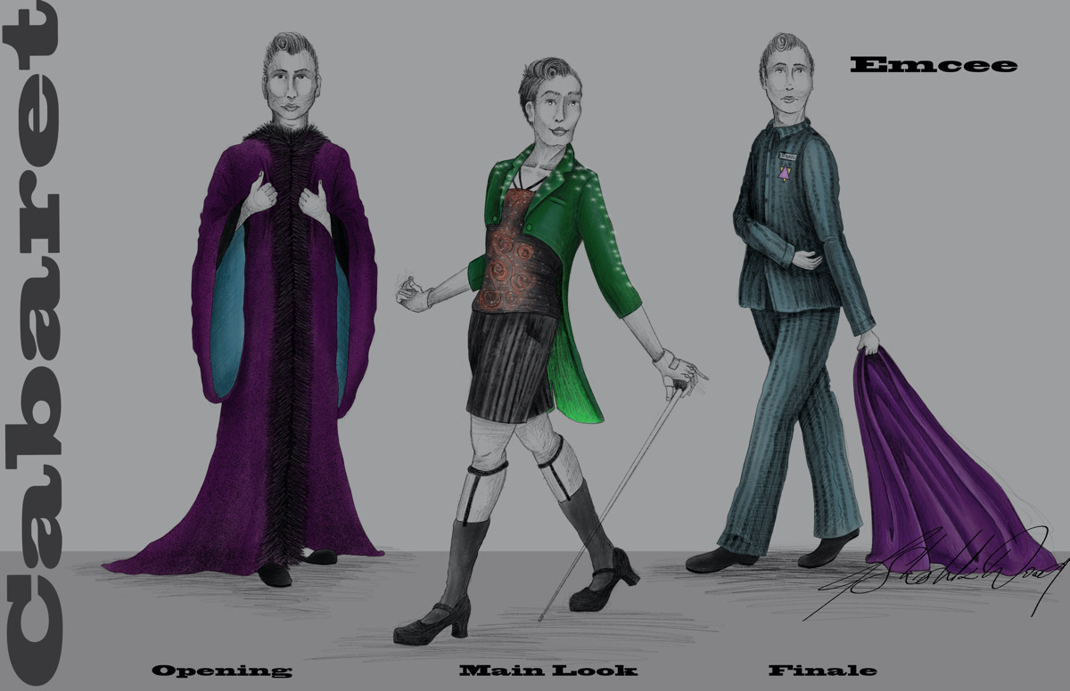 Cabaret rendering- Emcee